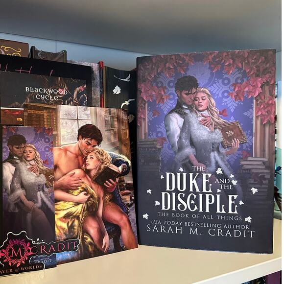 *Signed* The Duke And The Disciple Sarah M. Cradit The Book Of All Things - Picture 1 of 8